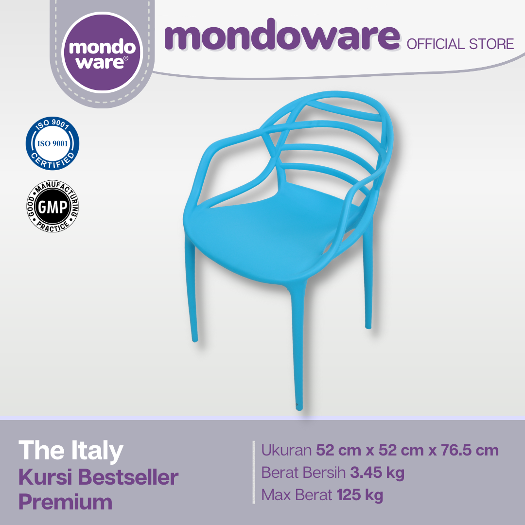 Kursi Bestseller Rumah Premium - Italy Chair - Mondoware Plastik R161
